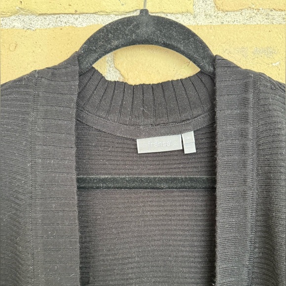 New Fransa Long Black Cardigan - Picture 2 of 3